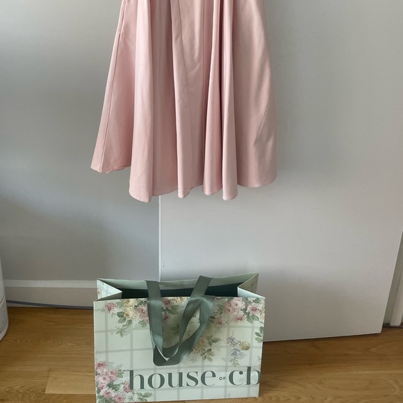 House of CB Pink Fit and Flare Midi Dress for Weddings - Picture 6 of 6